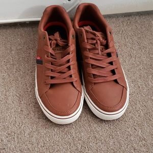 Brown Levi's shoes